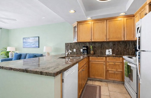 Historic Kailua Village Condo | Oceanfront A/C 1BR GEM ~ Whales, Dolphins & Sunsets