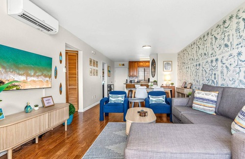 Kihei Apartment | Pacific Shores B-409 - Beautifully Renovated Ocean View, 2 BD/2 BA, Split AC!