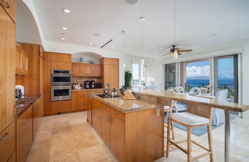 Wailea Villa | PANORAMIC OCEAN AND SUNSET VIEWS | GRAND SEASCAPE K407!