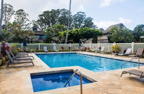 Princeville Apartment | Princeville Sands Studio with Pool and Hot Tub (137-B)