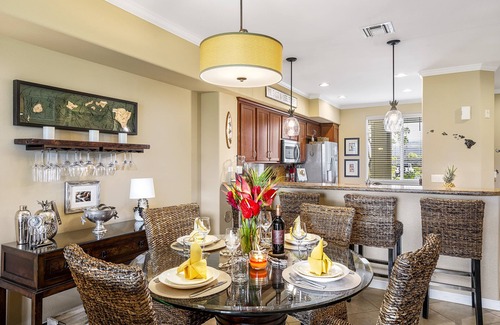 Waikoloa Villa | Private ground floor villa with bbq and golf course view.