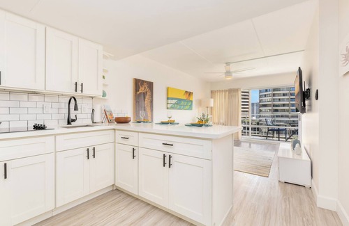 Waikiki Condo | Renovated City Suite at Ilikai Steps to the Beach & Short Walk to Restaurants