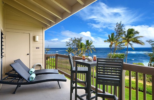 Lihue Condo | Renovation Complete! One Bedroom, Direct Ocean front -Everything inside is New!
