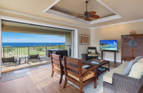 Kamuela Condo | Spacious Ocean View condo with AC in Mauna Kea Resort