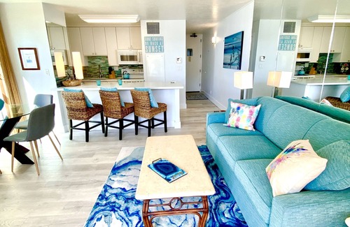 Kihei Condo | SUGAR BEACH BLISS - NEW REDESIGN - Luxury Beachfront CORNER + NEW 5 STAR!
