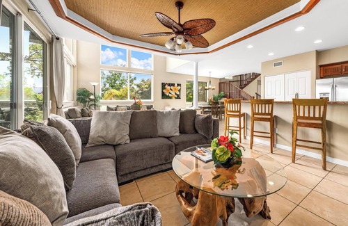 Waikoloa House | Tropical Heaven! Spacious, Poolside & Views. Exclusive Hilton Pool Pass for '25