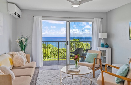 Princeville Condo | Tropical Oceanfront Piece of Paradise, Every Room with Ocean Views and A/C!