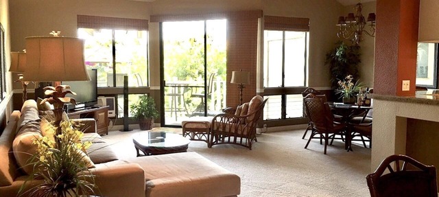 125+ 5 STAR REVIEWS SAYS IT ALL! Upgraded thru/vaulted ceil/Golf & Ocean view!