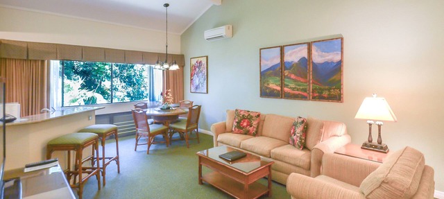 AIR CONDITIONING! 10 Minutes From Hanalei Bay ~ 1B at Makai w/KITCHEN!