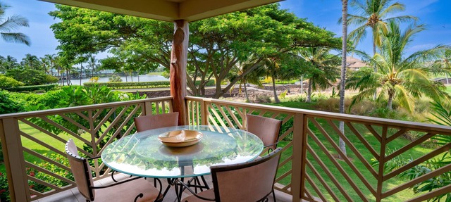 BBQ Grill on the lanai. Waikoloa Beach Villas G22