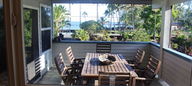 Best Hilo Location. Luxury Ocean Frt, black sand & turtles @ Richardsons Beach