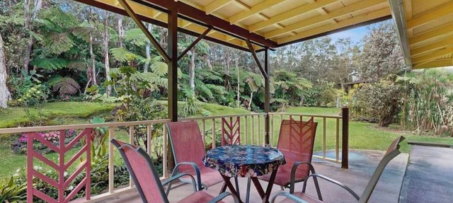Breathe Deep at a Serene Volcano Garden Hideaway
