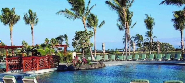 Christmas at Hilton's Grand Vacation's Kings land in Waikoloa Village, Hawaii