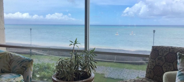 Clean, Ocean Front, Large 1 Bd, 1st Floor, Royal Kahana