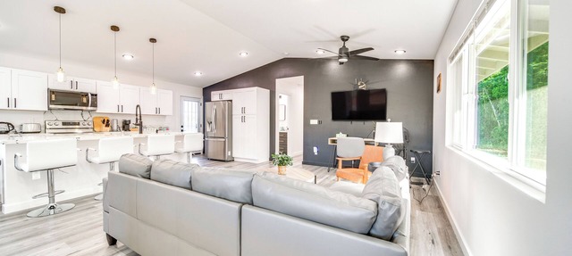 Close to Hiking & Beaches: Modern Keaau Home!