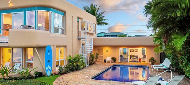 Hale Ma'ana Hou | Beachfront Home + Pool, A/C & Beach Access