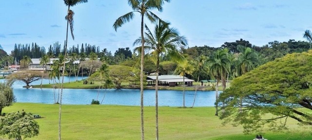 Hilo Lagoon Studio with cool AC, Amazing Views, Wi-Fi, Pool