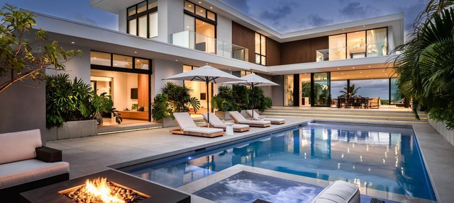 Kailua Beach Escape by Gather: Luxury Beachfront Estate w/Pool, Hot Tub & Views