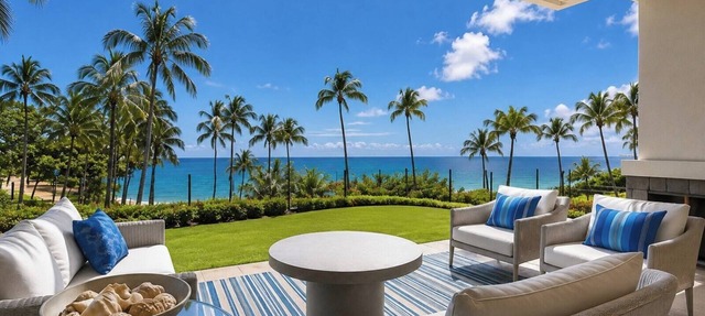 Kapalua Bay Resort | Ocean View 6 BR | Car Incl. w/6+ Nights | MON ML-3807 by KBM