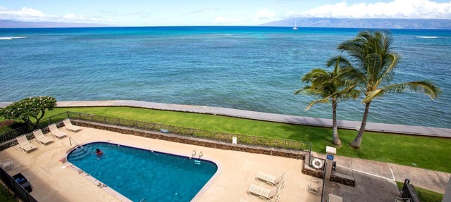 KBM Resorts: Kahana Reef KHR-408, 1 Bedroom Remodeled, Stunning Ocean Views for Miles, Whales, Turtles, Beach Front, Includes Rental Car!