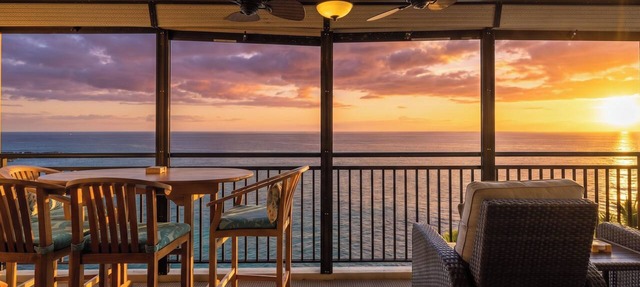 Kona Alii#704: 7th Floor Penthouse, Direct Oceanfront, Remodeled & Ac