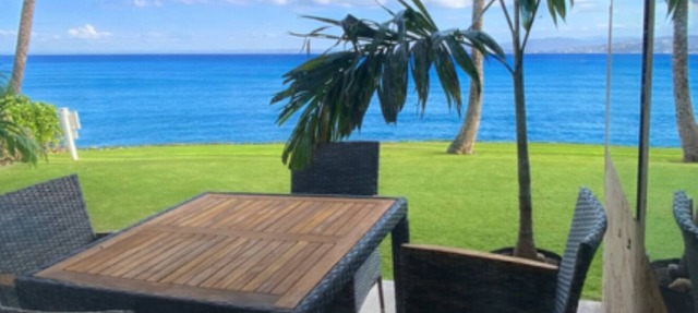 Lovely oceanfront 3-bedroom, first floor corner unit
