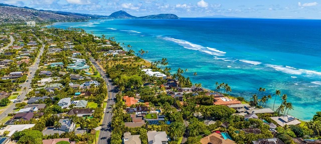 Lux Kahala Avenue Home with Private Pool + Tesla Model Y - 5 Min Walk to Beach!