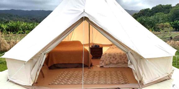 Maleka Farm: Tent Glamping North Shore Oahu