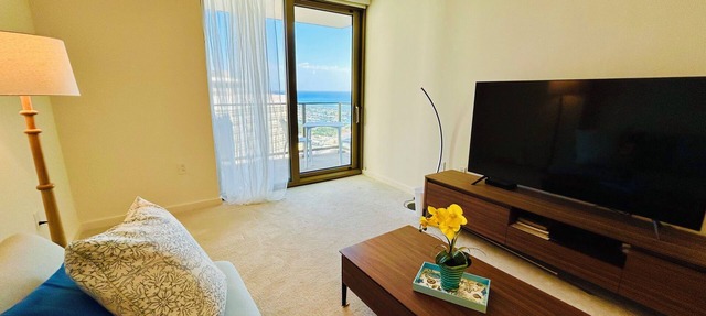 "MODERN LUXURY WITH BEAUTIFUL OCEAN VIEW ON 30th FLOOR AT SKY ALA MOANA"