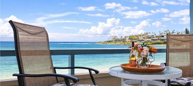 Napili Bay Oceanfront Studio Sleeps 2 Steps to Beach Complimentary Car with 6 Nights NAB-107 by KBM
