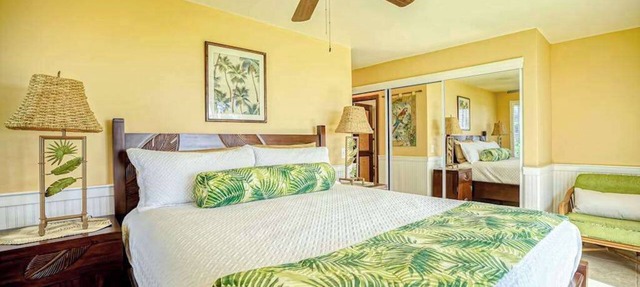 New Beach Steps from a Spacious Two-Bedroom Kapaa Condo