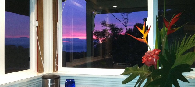 Ocean View Cabin located on Organic Coffee Farm with Hiking Trails