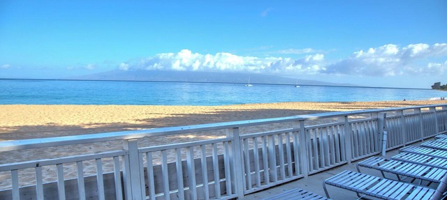 Ocean View, Kaanapali Golf Course front, Beach Cabana