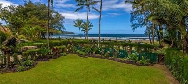 Oceanfront Hanalei Bay home - Hanalei Surf