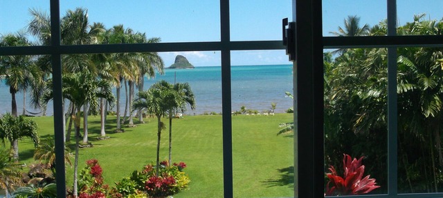 Oceanfront - one acre on Kaneohe Bay!