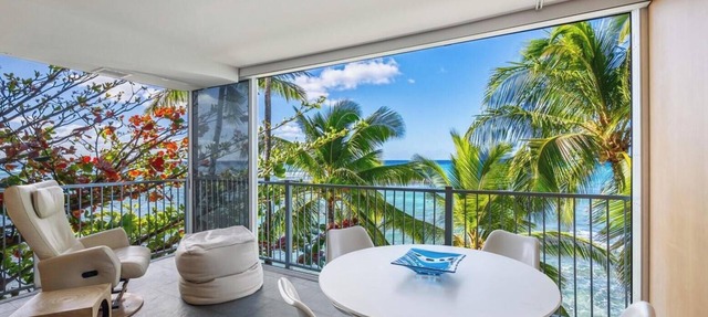 OCEANSIDE SANCTUARY - Waterfront 2 bed/2bath on Oahu's Gold Coast