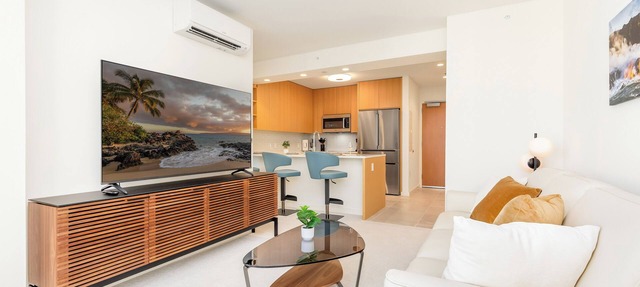 Partial Ocean-City Vacation Condo at Sky Ala Moana with Amazing Amenities
