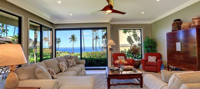 Prime Ground-Floor Hideaway with Expansive Oceanfront Views – Wailea Elua #1403