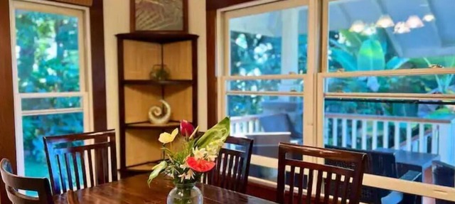 Private paradise organic farm stay with ocean view, nestled in banana grove