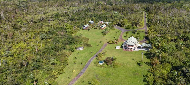 Puna Rainforest Retreat Hot Spring-Ocean views on 20 acre Estate
