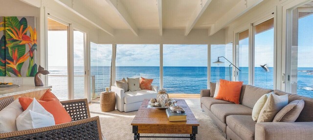 Spectacular Oceanfront 3-bdrm house, on Kauai's South Shore.