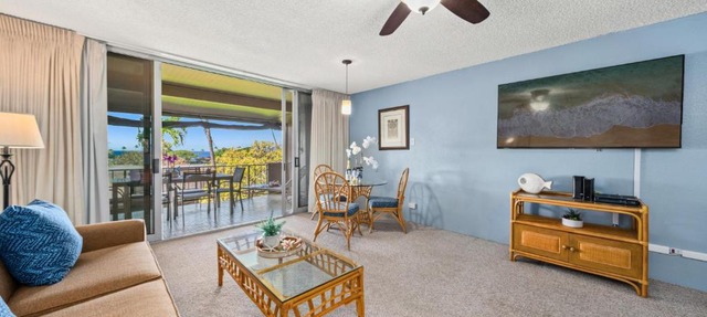 Studio Spacious Lanai, AC, Kitchen & Exclusive Beach Cabana - Maui Eldorado K210