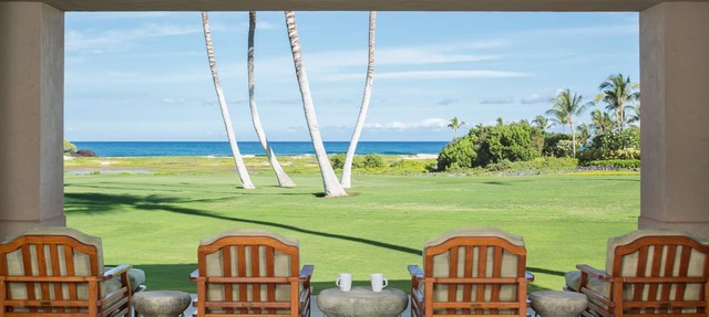 Stunning Ocean Views - Hualalai Resort- 18th Fairway - Prime Location - Golf Cart Included
