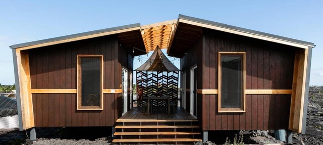 THE OHANA HOUSE, Amazing Tiny Home on A Volcanic Lava Field!