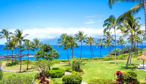 The Resort at Kapalua Bay Ocean View 3 BR Sleeps 8 Luxury Resort Living Complimentary Car with 6 Nights MON-1304 by KBM