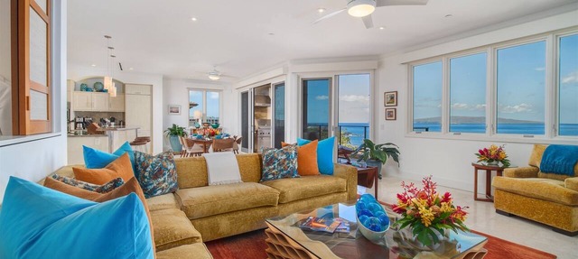 TOP FLOOR OCEAN VIEW PENTHOUSE | K507 WAILEA BEACH VILLAS