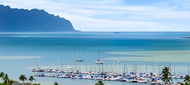 Two-Story Ocean-View Kaneohe Home with Big Deck