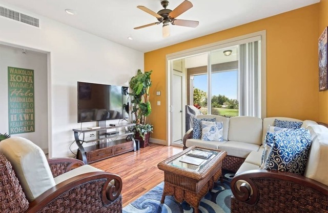 Ground Floor Ease w/Lanai, Gourmet Kitchen, Laundry, AC+WiFi–Halii Kai Waikoloa 3H