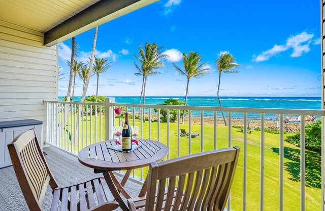 Kapaa Shore A201 Oceanfront - New Listing!