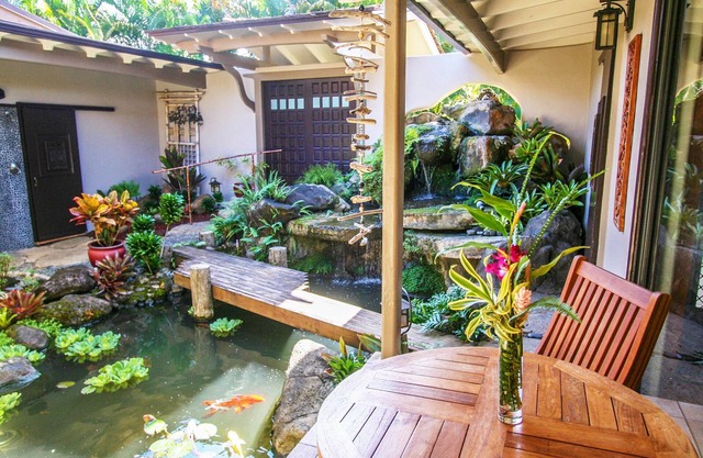 North Shore Oasis - Tropical Waterfall Garden And Bali Hai Sunsets
